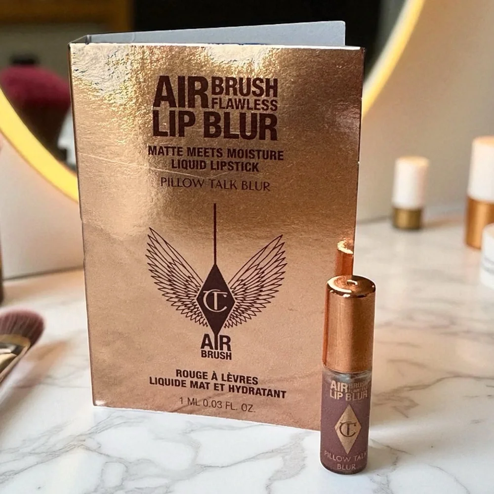 CHARLOTTE TILBURY Airbrush Flawless Matte Pillow Talk Blur‎ Liquid Lipstick NEW